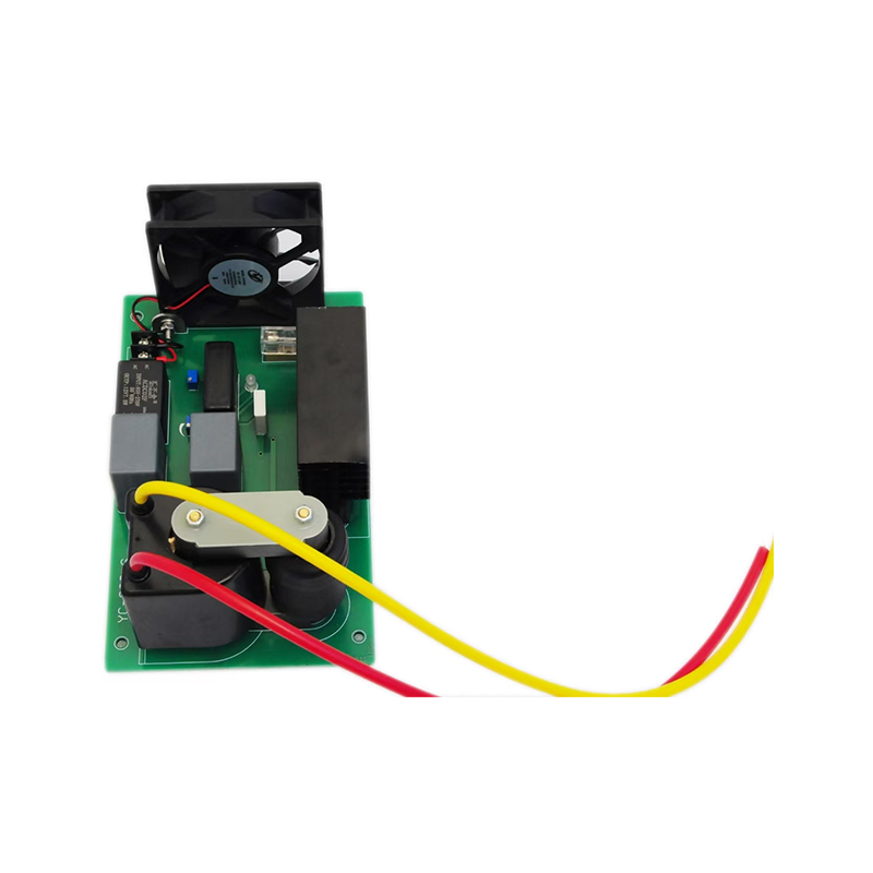 How can the output voltage stability of a ceramic ozone tube power supply be guaranteed?